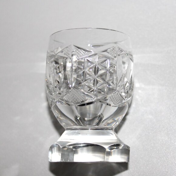 Trio of Crystal Shot Glasses | Vintage Cordial Liqueur Glasses - Picture 3 of 7